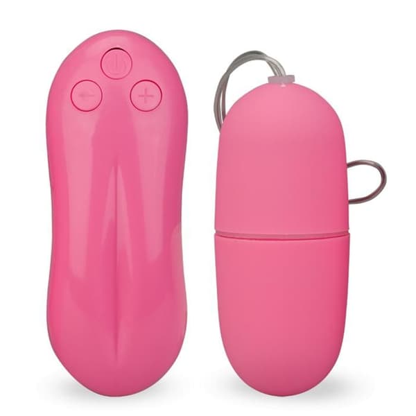 Fjärrstyrd vibrerande ägg - Vibrator för par - Rosa