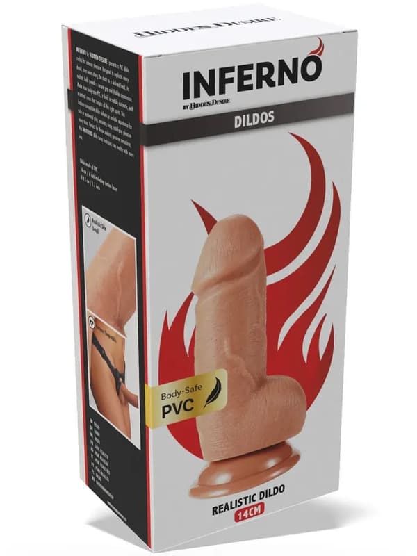 Inferno Realistic Dildo 16 cm Realisitinen dildo
