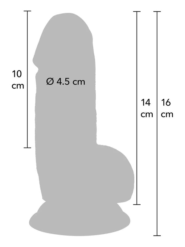 Inferno Realistic Dildo 16 cm Realisitinen dildo