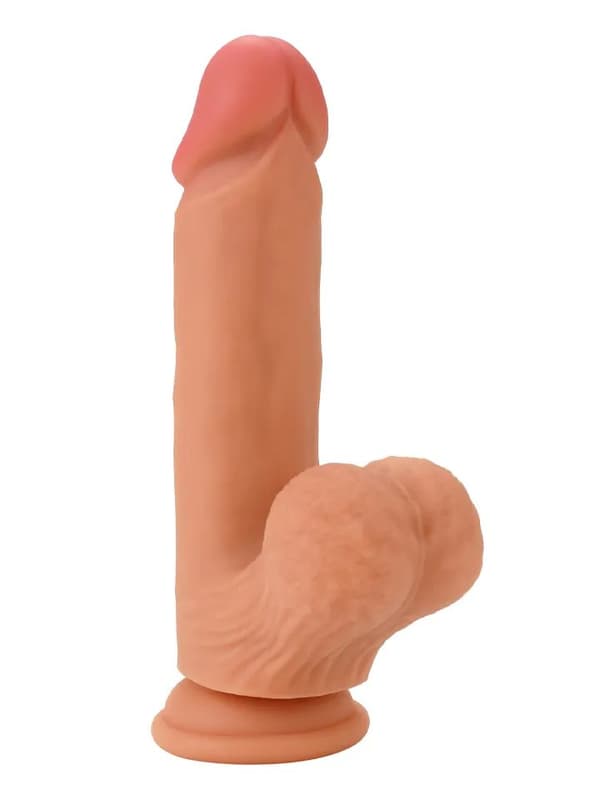 Realistic Dildo Liquid Silicone 21 cm Realistisk dildo