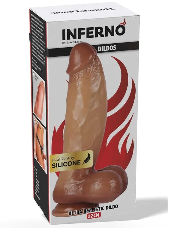 Ultra Realistic Dildo Silicone 24 cm Realistisk dildo
