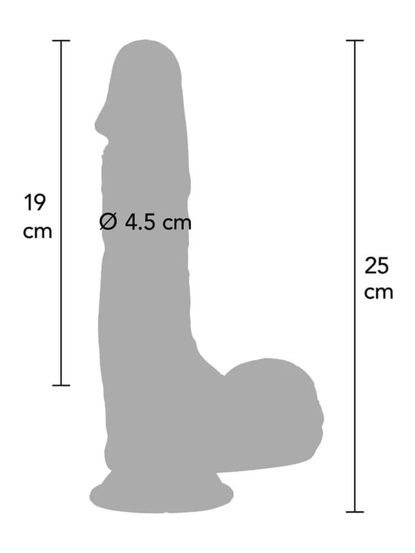 Ultra Realistic Dildo Silicone 25 cm Realistisk dildo