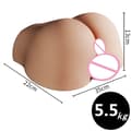 Miniatyrbild 2 av 2: Manlig Masturbator, Realistisk Känsla, Bakre Ingång, 5,5 kg-köttfärs