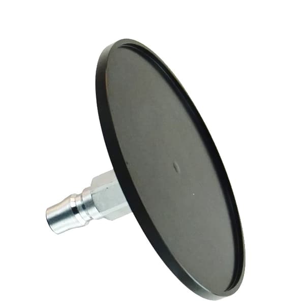 Sexmaskine tilbehør, sugekop, aluminiumslegeringsmateriale, sort