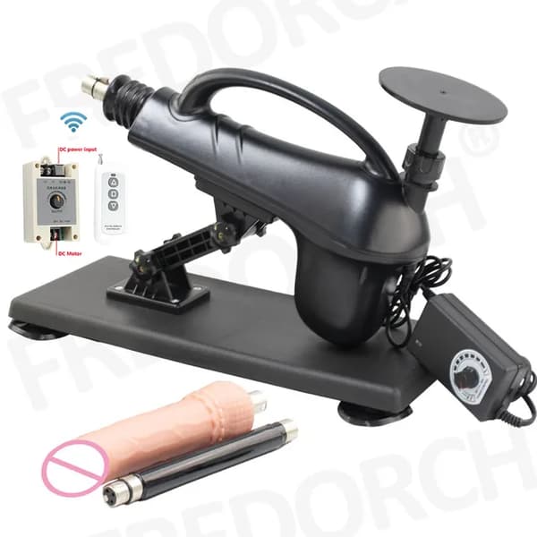 Kvindelig Vibrator, Automatisk Pumpehandling, Vagina & Anal Stimulation, Fjernbetjening A