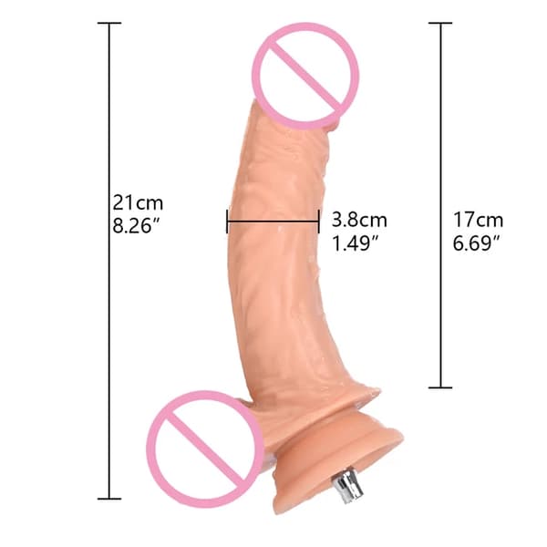 Sexmaskine Dildo, Vac-U-Lock Tilbehør, Automatisk Onani, FLD005-FS