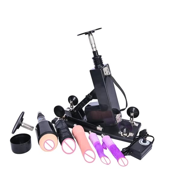 Sexmaskin, Automatisk drift, Stor Svart Dildo, L
