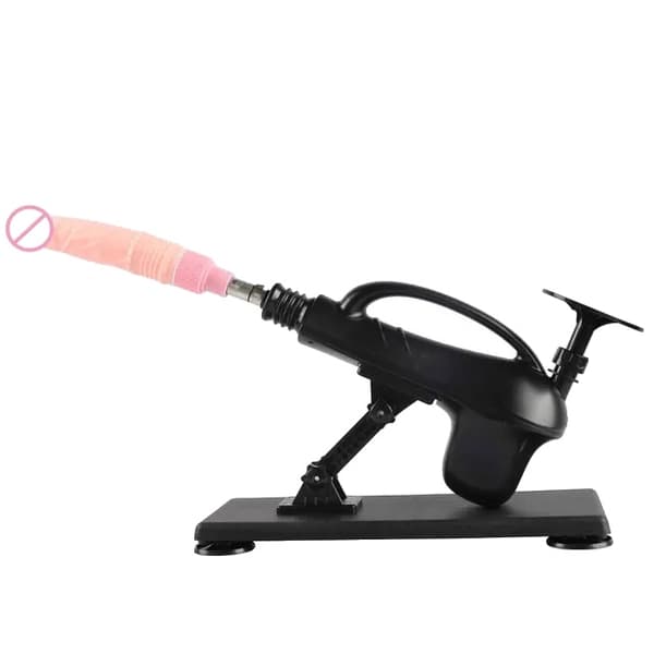 Automatisk Sexmaskine, Stødende Handling, 3XLR Dildo Vedhæftninger, 1 legetøj A
