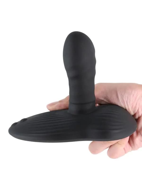 Renegade Thrust & Grind Black App Control Vibrerende analdildo