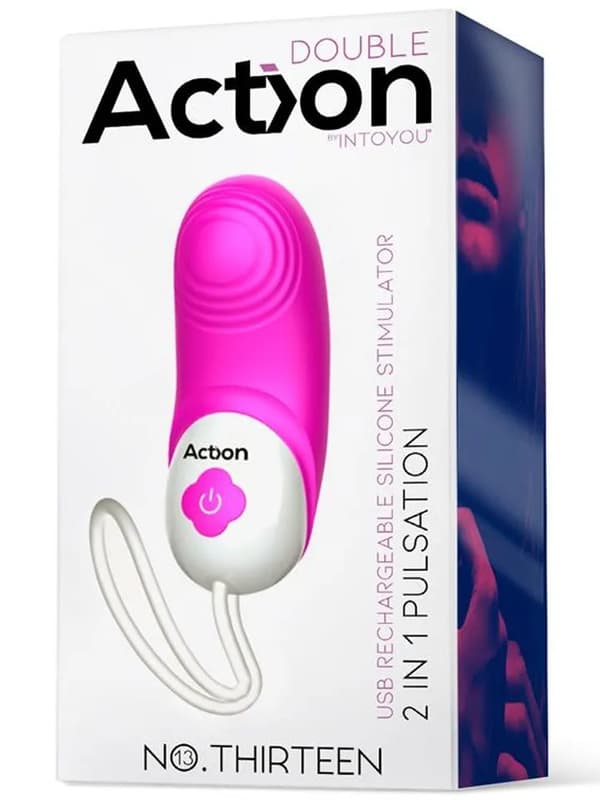 Stimulator Egg 2 in 1 Vibration & Pulsation Vibrerende egg