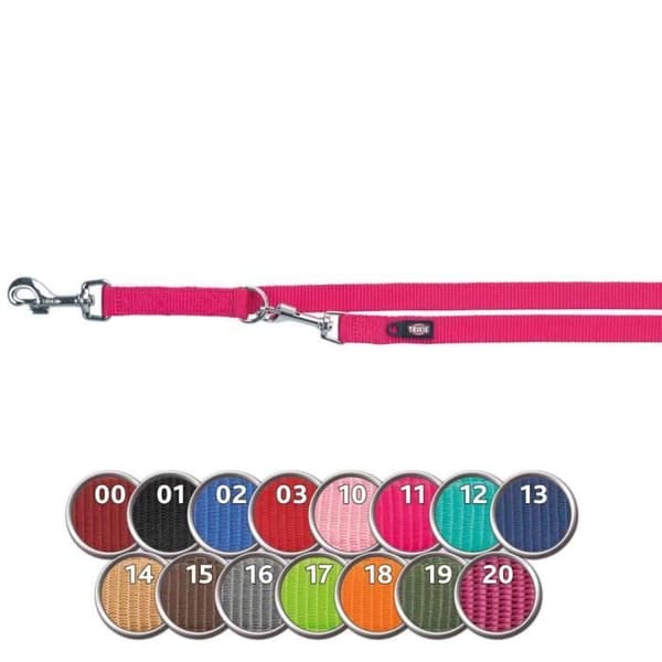 Justerbar hundhalsband - Premium - XS-S - 2,00 m - 15 mm - Grafitgrå