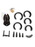 Miniatyrbilde 3 av 4: Chastity Cage Short Black Kyskhetsbur