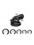 Miniatyrbilde 4 av 4: Chastity Cage Short Black Kyskhetsbur