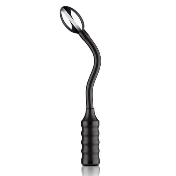 Stimulator - Djupbomb - Flexibel dildo - Silikon - Svart - Prostata