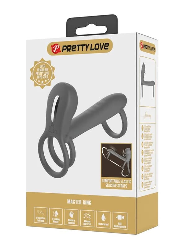 Master Ring Vibrating Cock Ring Penisring med vibrator