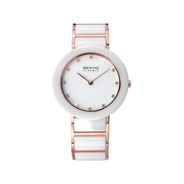 Damklocka - Bering Time - 11435-766 - Kvarts Analog - Armband i Flerfärgat - Keramik
