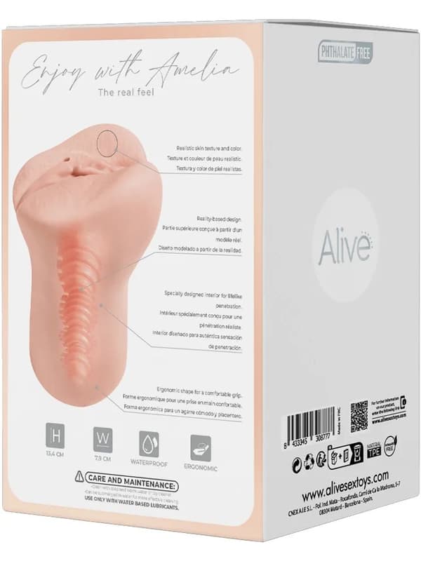 Amelia Super Realistic Vagina Lösvagina