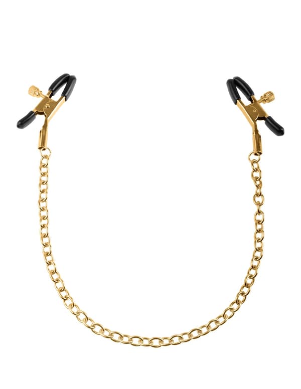 Gold Chain Nipple Clamps