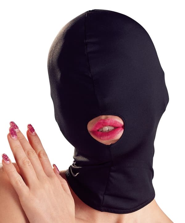Svart mun mask