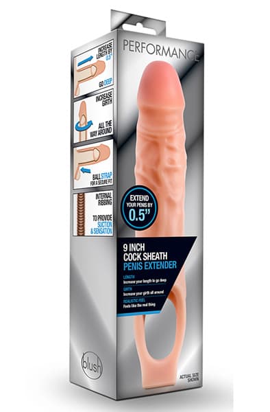 Performance Sheath Extender 21,5 cm Penisforlenger/Sleeve