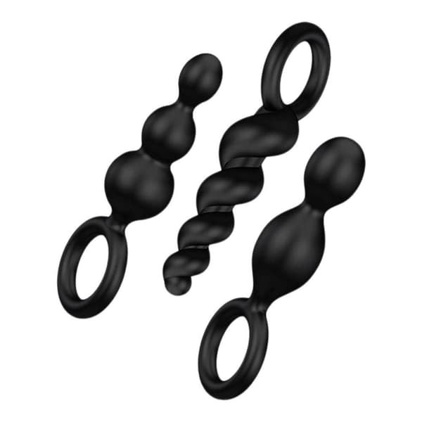 Satisfyer Booty Call Anal Plugs – Sæt Sort