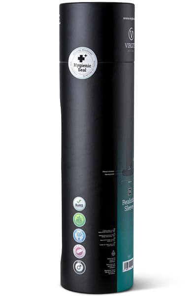 Vergite Realistic Sleeve With Vibration 21cm Penismanchetter med vibrator