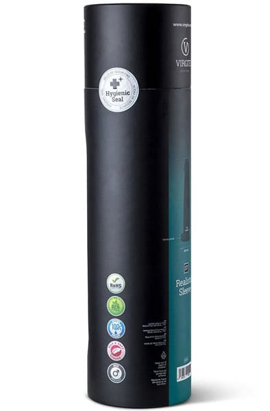 Vergite Realistic Sleeve With Vibration Flesh 21cm Penismanchetter med vibrator