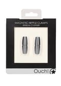 Miniatyrbillede 2 af 2: Magnetic Nipple Clamps - Sensual Cylinder - Grey