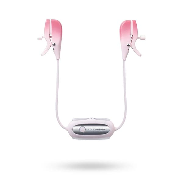GEMINI APP-CONTROLLED VIBRATING NIPPLE CLAMPS - Pink