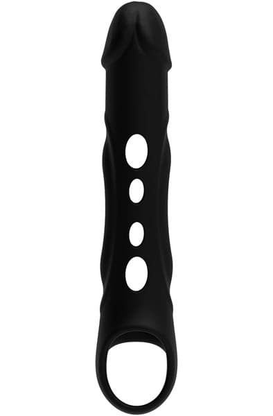 Ramrod Vibrating Extender With Remote 26 cm Penisförlängare/Sleeve med vibrator