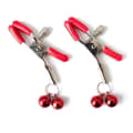 Miniatyrbilde 2 av 2: Double Bell Nipple Clamp Red