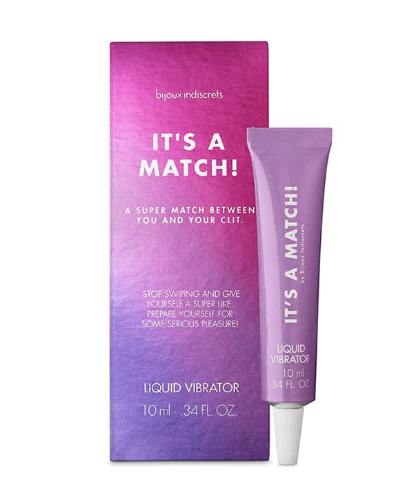 It's a Match! Flytende Vibrator 10 ml