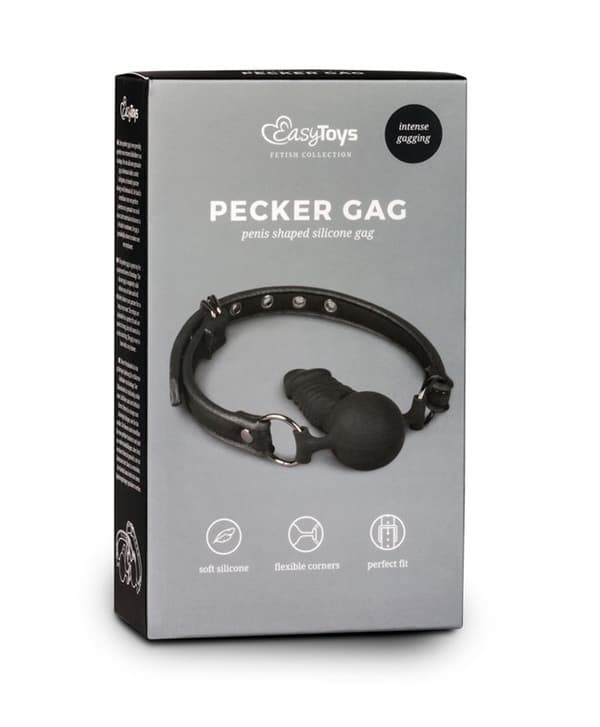 EasyToys Fetish Ball Gag m/ Penisformet Ball