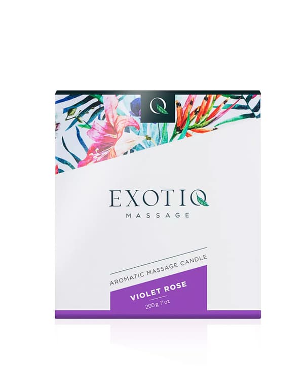 Exotiq massasjelys - Violet Rose (200 gram)