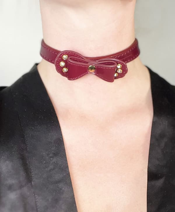 Shiver Choker + Lead Bowtie