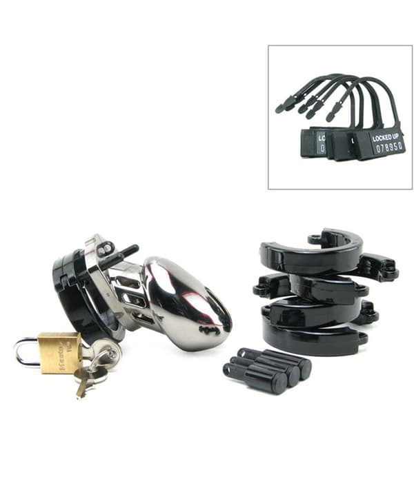 CB-X CB-6000S Chastity Cage Chrome 35 mm