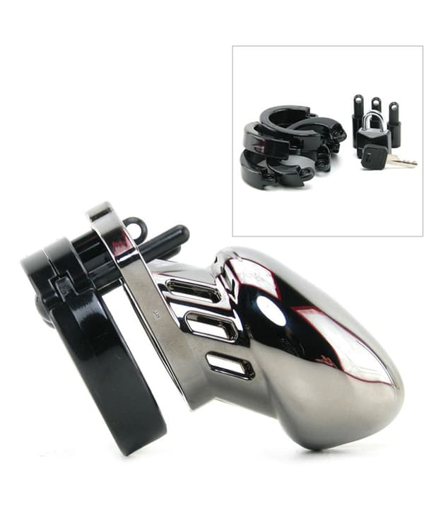 CB-X CB-6000S Chastity Cage Chrome 35 mm