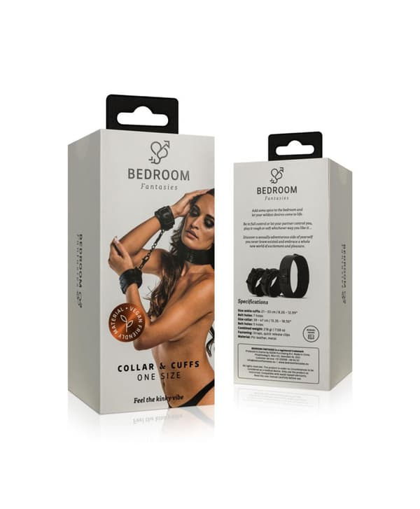 Bedroom Fantasies Collar & Wrist Cuffs