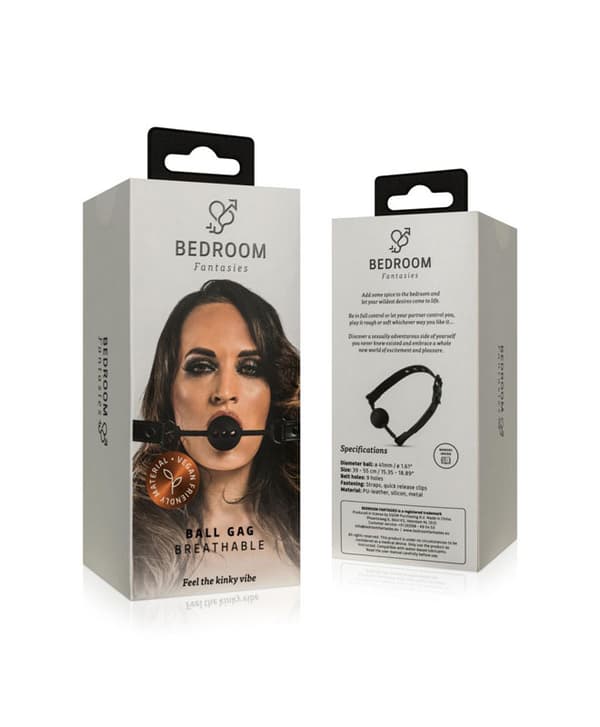 Bedroom Fantasies Breathable Silicone Ball Gag