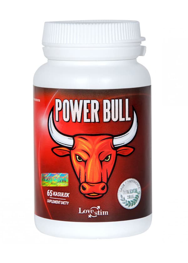 Ravintolisä Power Bull 65 kapselia, testosteroni ja erektiolisä