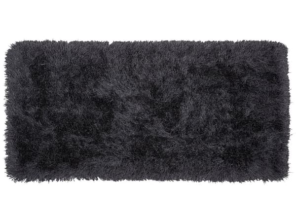 Tæppe 80 x 150 cm sort CIDE