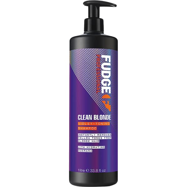 Fudge, Clean Blonde Violet Toning Shampoo, 1000 ml