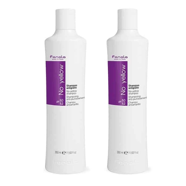 2-Pack Fanola No Yellow Schampoo 350ml