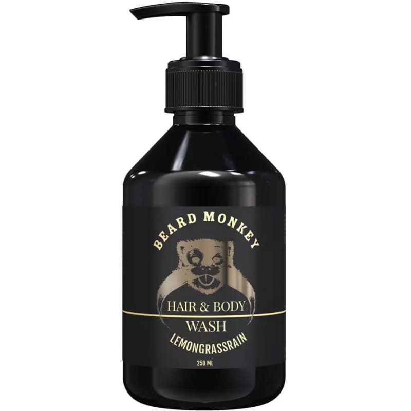 Beard Monkey Hair & Body Shampoo Lemongrass