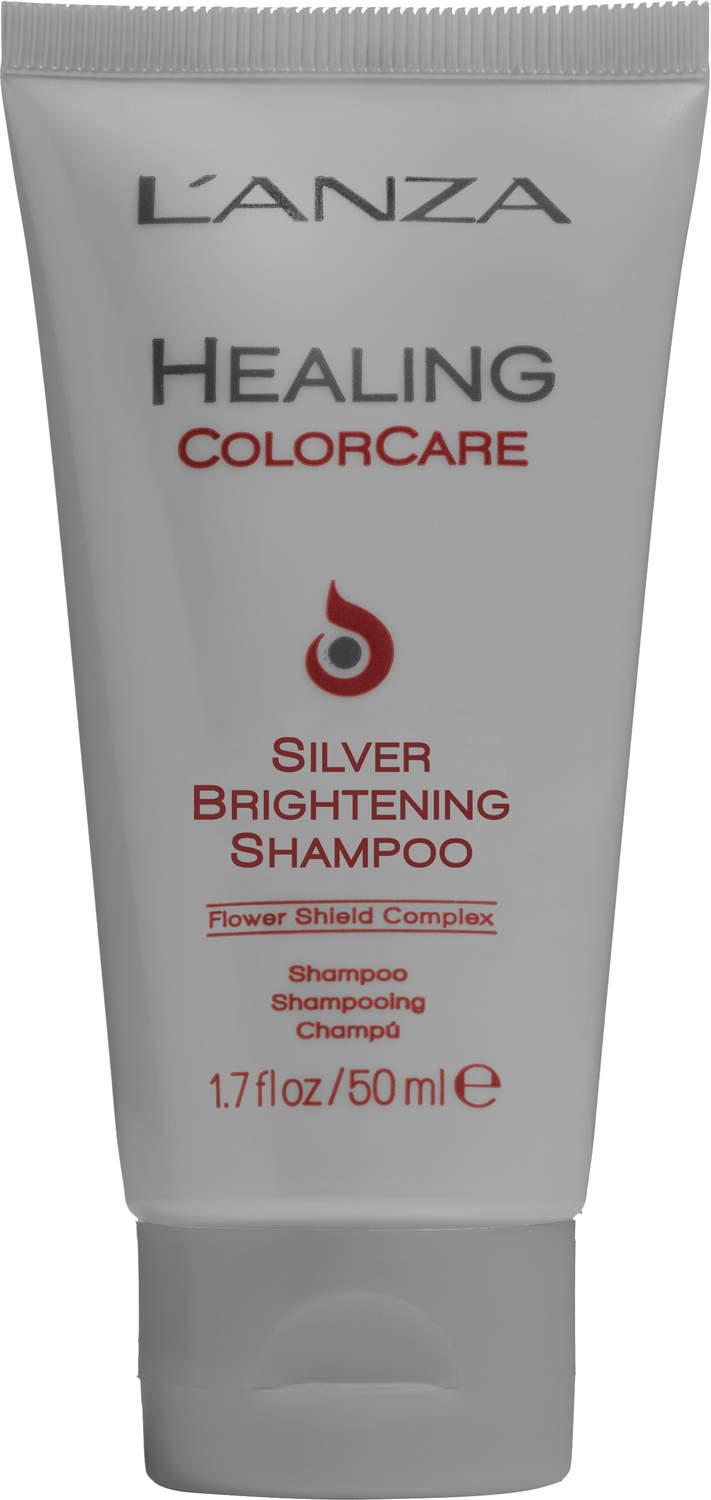 3-PACK Lanza Silver Brightning Shampoo i 50 ml reseförpackning