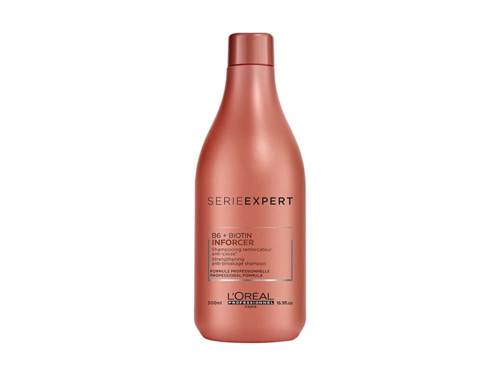 L'Oréal Paris (public) Serie Expert Inforcer, Kvinna, Professionell, Schampo, Sprött hår, Svart, Blond, Brun, Chestnut colour, Röd, 500 ml