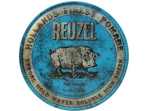 Reuzel Hollands Finest Pomade sterkt holdende vannbasert pomade Blå 113g
