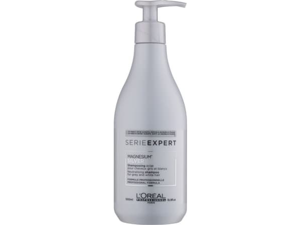L'OREAL PROFESSIONNEL_Serie Expert Silver Neutralising Shampoo For Grey &amp; White Hair shampoo for severely bleached or grey hair 500ml