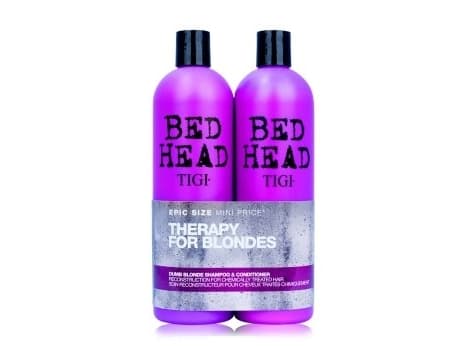 Tigi BH Dumb Blonde Tween Set - Dame - 1500 ml (Shampoo 750ml/Conditioner 750ml - Reconstruction For Chemically Treated Hair)