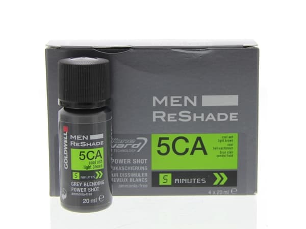 Hårfarge for menn Goldwell Men Reshade 5CA, Ashy Light Brown, 4x20ml